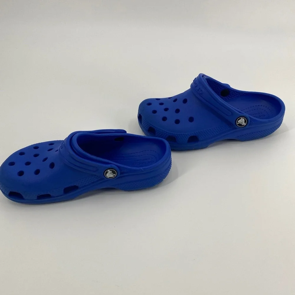 Crocs Classic Clog Kids Size 13 Blue Slip On Water Friendly Comfort Play Outdoor
